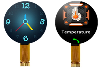1.22” 圆形彩色屏 390*390